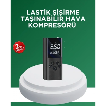 Dijital Lastik Pompası Çok Amaçlı Taşınabilir Kompresör