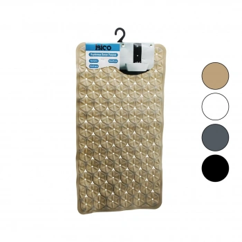 DİKDÖRTGEN - PLASTİK KABARTMA ÇİÇEK DESEN- RENKLİ 92PCS VANTUZ KAYDIRMAZ BANYO- KÜVET PASPAS 36X67CM (5263)