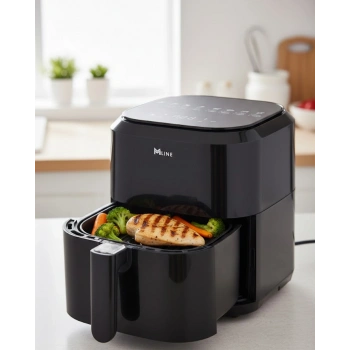 Dokunmatik Kontrollü 4l Yağsız Sıcak Hava Fritözü 1360w