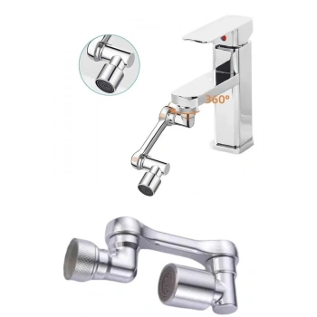 Dönebilen Musluk Başlığı Akrobat Mutfak Banyo Musluk Ucu Başlığı Oynar Başlıklı