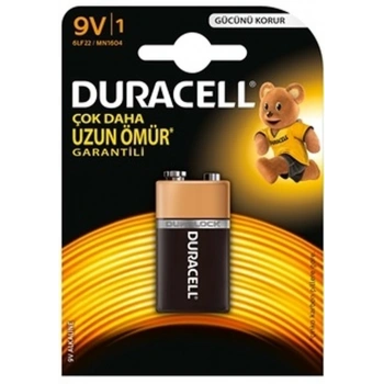 DURACELL 9V PİL TEKLİ (5263)