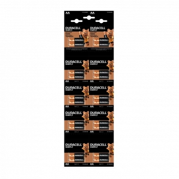 DURACELL KALEM PİL ALKALİN 20 PARÇA (5263)
