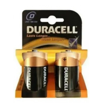 DURACELL LR20 D BÜYÜK  PİL 2Lİ KART (5263)