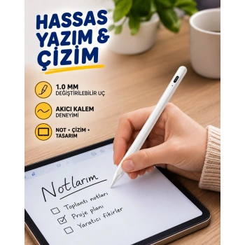 Eğim Sensörlü Dijital Kalem – Yüksek Hassasiyetli 1,0 Mm Uç, Uzun Pil Ömrü Yeni Nesil