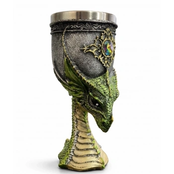 Ejderha Tasarımı 3d Kabartmalı Çelik Kadeh Bardak Alk4374