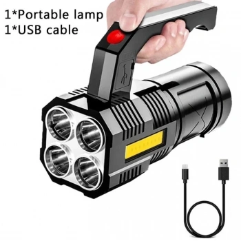 El Feneri Usb Şarjlı (5263)