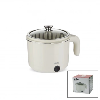 ELEKTRİKLİ ÇOK FONKSİYONLU PİŞİRİCİ PASLANMAZ ÇELİK TENCERE 800ML SCO-5063 (5263)