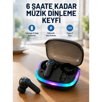 Enc Mikrofonlu Bluetooth 5.4 Kablosuz Kulaklık 40ms Düşük Gecikmeli Tws Kulaklık