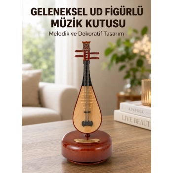 Enstrüman Şeklinde Müzik Kutusu Lüt Tasarım Melodious Music