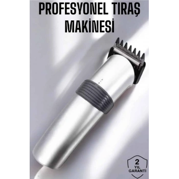 Erkeklere Özel Şarjlı Saç Ve Sakal Kesme Tıraş Makinesi Seti