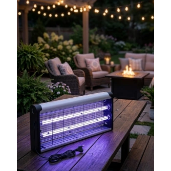Ev Balkon Mutfak İçin Elektrikli Sinek Savar 10w Uv Işıklı Lamba
