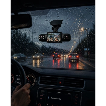 Full Hd Araç İçi Kamera Geniş Açılı Lens Ve Çok Kanallı Kayıt
