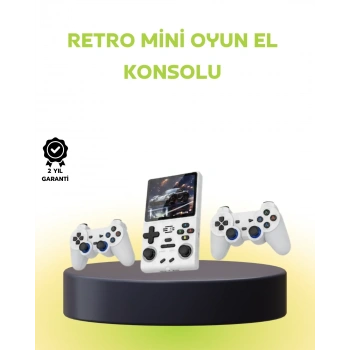 Geniş Ekranlı Taşınabilir Retro Oyun Konsolu