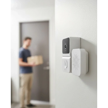 Gerçek Zamanlı Fotoğraflı Akıllı Kapı Zili İki Yönlü Konuşma