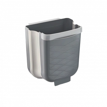 GRİ KATLANABİLİR MUTFAK ÇÖP KOVASI 6LT (5263)