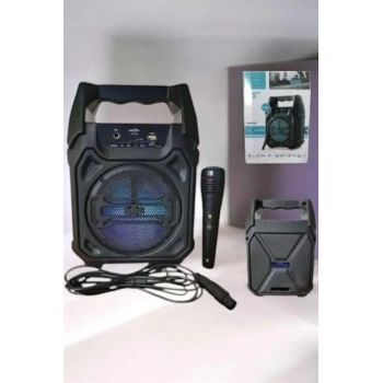 Güçlü Ve Şarj Edilebilir Bluetooth Hoparlör 6.5 İnç