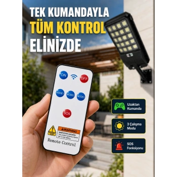 Güneş Enerjili Led Duvar Ve Direk Lambası Suya Dayanıklı Akıllı Aydınlatma