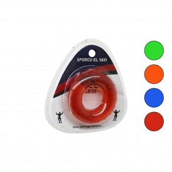 HALKA MODEL ŞEFFAF - RENKLİ SPORCU SİLİKON EL YAYI (5263)