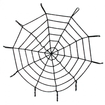 Halloween Cadılar Bayramı Örümcek Ağ Dekor Siyah 1.5 Metre (5263)