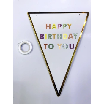 Happy Birthday To You Flama Bayrak Süs (5263)