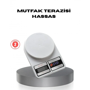 Hassas Dijital Mutfak Tartısı – 1g Doğruluk, Lcd Ekran, Otomatik Kapanma