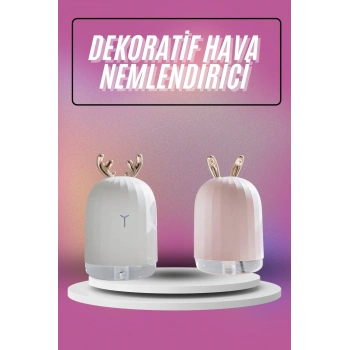 Hava Nemlendirici Ultrasonik Aromaterapi Difüzör Tavşan Nemlendirici