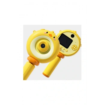 Hd Kamera Karikatür Tripodlu Çocuk Dijital Kamera Fotoğraf Makinası 1080p Video Kaydedici 2.0 İnç