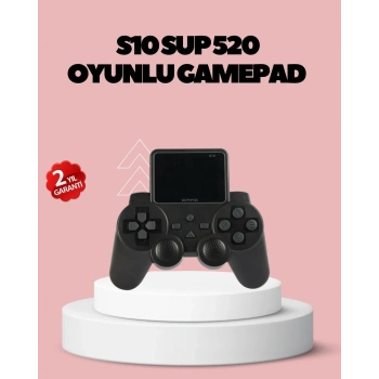 Hdmı Tv Bağlantılı Orijinal S10 Gamepad 520 Oyunlu 2025 Seri Oyun Konsolu