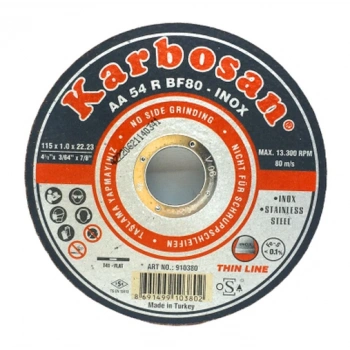 İNOX METAL KESİCİ DİSK 115MMX1.0X22 (5263)