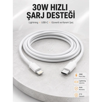 Ios Tüm Serilerle Uyumlu 30w Hızlı Şarj Aleti 11 12 13 14/pro Max Mini Plus
