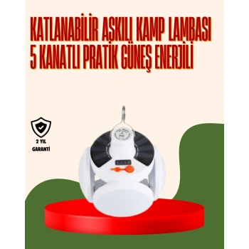 Ipx4 Suya Dayanıklı, Katlanabilir Led Kamp Lambası Ve Acil Durum Işığı