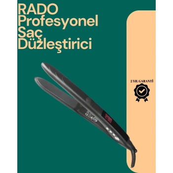 Isı Ayarlı Profesyonel Saç Düzleştirici – Titanyum Seramik Plaka