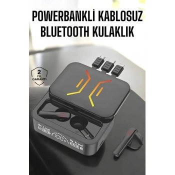 Kablosuz Bluetooth Kulaklık Powerbankli Uzun Pil Ömrü Yüksek Ses Kaliteli