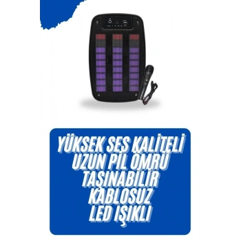 Kablosuz Hoparlör İos Ve Android Uyumlu Şarjlı Sd Kart Girişli Bluetooth Hoparlör