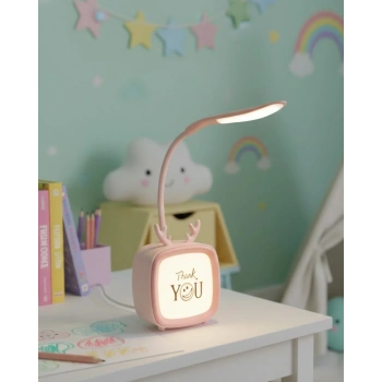 Kablosuz Led Masa Ve Gece Lambası Dekoratif Şarjlı Tasarım