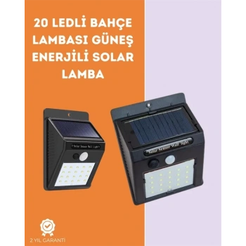 Kablosuz Solar Led Lamba | Bahçe, Veranda, Merdiven Işığı, Otomatik Aç-kapa Sensörlü