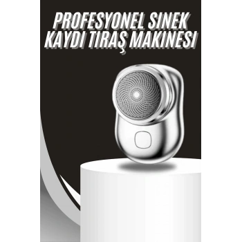 Kablosuz Tıraş Makinesi Günlük Hızlı Taşınabilir Şarjlı Yuvarlak Paslanmaz Çelik