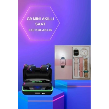 Kadınlara Özel Bileklik Hediyeli Akıllı Saat Ve Dijital Göstergeli Anc Özellikli Bluetooth Kulaklık