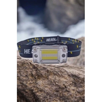 Kafa Lambası Led Fener Pratik Taşınabilir Ayarlanabilir Usb Şarjlı