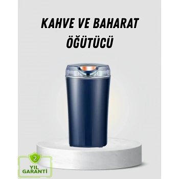 Kahve Ve Baharat Öğütücü Otomatik Mekanizmalı Dayanıklı Çelik