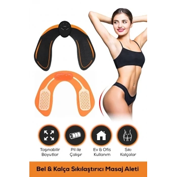 Kalça Sıkılaştırıcı Ve Ağrı Azaltıcı, Rahatlatıcı Ems Masaj Aleti (5263)