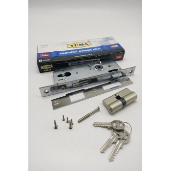 Kaliteli Ve Güvenliğiniz İçin Sağlam Ve Dayanıklı Çözüm Silindirli Gömme Kilit Yuma