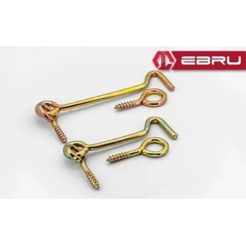 , Kapı Pencere Halkalı Çengel, Kanca Kilit 200 - 5 Adet