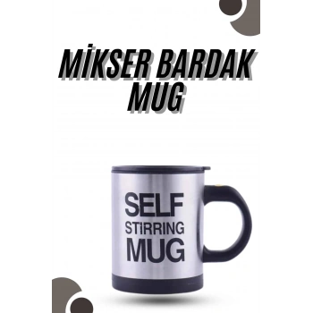 Karıştırıcı Özellikli Mikser Kupa Bardak Kompakt Taşınabilir Mug