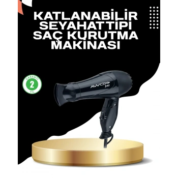 Katlanabilir Fön Makinesi Çift Isı Ve Hız Ayarlı