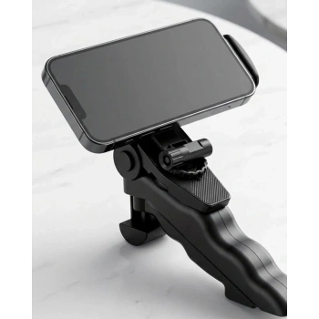 Katlanabilir Mini Telefon Tripodu Masaüstü Telefon Standı 360 Derece Ayarlanabilir