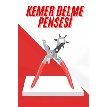 Kemer Delme Pensesi 6 Farklı Boyutta Kemer Delici Ev Deri Kemer