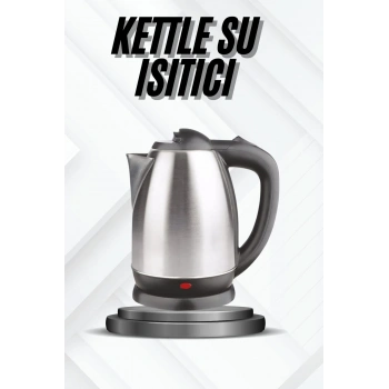 Kettle Su Isıtıcı C F Priz Uyumlu 220 - 240 V Paslanmaz Çelik Kablolu
