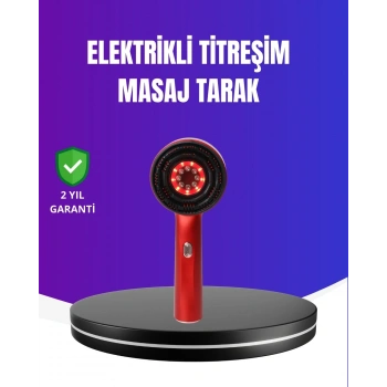 Kırmızı Işık Terapi Özellikli Saç Derisi Masaj Tarak Anti Dökülme
