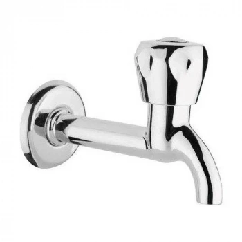 Klasik Musluk Uzun Başlık Kırmızı Sıcak Su Topbaş Topaç Koç Başlık Duvardan Tek Giriş Aynasız